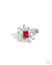 Load image into Gallery viewer, Tastefully Tilted - Red Dainty Ring