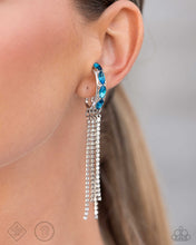 Load image into Gallery viewer, Feminine Fascination - Blue Illusion Cuff Earrings