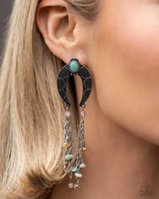 Load image into Gallery viewer, Sahara Sway - Blue Post Earrings