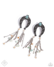 Load image into Gallery viewer, Sahara Sway - Blue Post Earrings