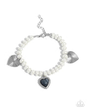 Load image into Gallery viewer, Heart-struck Haven - Silver Bracelet