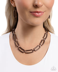 Technical Texture - Copper Necklace