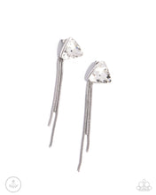 Load image into Gallery viewer, Candescent Class - White Double-Sided Post Earrings