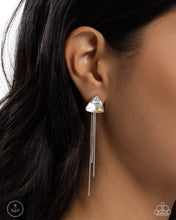 Load image into Gallery viewer, Candescent Class - White Double-Sided Post Earrings