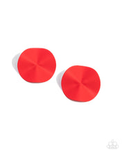 Load image into Gallery viewer, Moody Masterpiece - Red Post Earrings