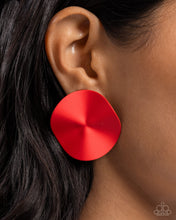 Load image into Gallery viewer, Moody Masterpiece - Red Post Earrings