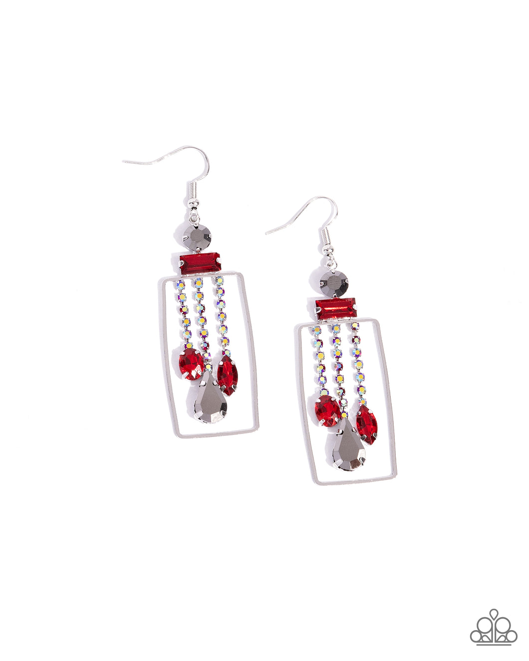 Framed Feature - Red Earrings