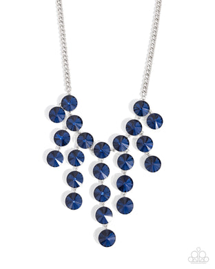 Spotlight Stunner - Blue Necklace