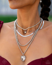 Load image into Gallery viewer, Excessive Embellishment - White Necklace