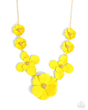 Load image into Gallery viewer, Arranged Aria - Yellow Necklace