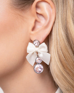 Genteel Glam - Pink Post Earrings