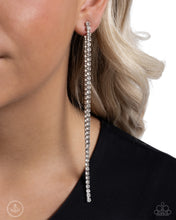 Load image into Gallery viewer, Elevated Elegance - White Double-Sided Post Earrings