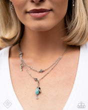 Load image into Gallery viewer, Sahara Shelter - Blue Necklace