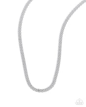 Load image into Gallery viewer, Chained Character - Silver Necklace