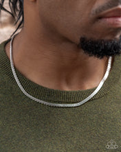 Load image into Gallery viewer, Chained Character - Silver Necklace