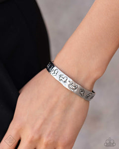 Astrology A-Lister - Silver Cuff Bracelet