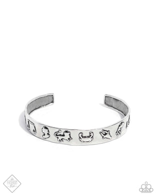 Astrology A-Lister - Silver Cuff Bracelet