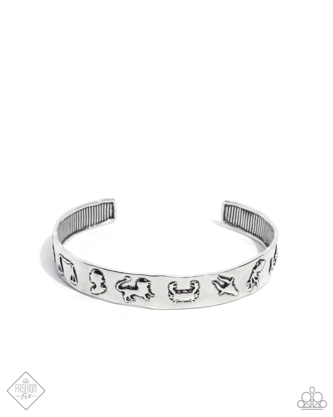 Astrology A-Lister - Silver Cuff Bracelet