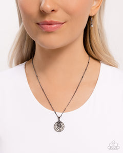 CUTIE and the Beast - Black Gunmetal Necklace