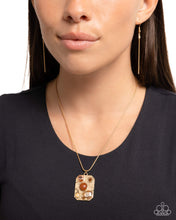 Load image into Gallery viewer, Admirably Abstract - Brown Necklace