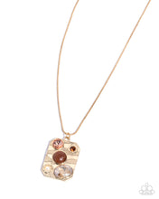 Load image into Gallery viewer, Admirably Abstract - Brown Necklace