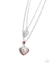 Load image into Gallery viewer, Abstract Affection - Red Necklace