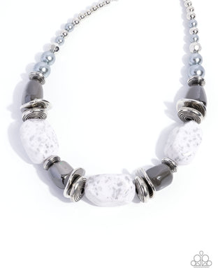 In Good Glazes - Silver Necklace