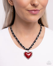 Load image into Gallery viewer, Austere Attraction - Red Necklace