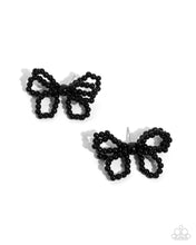 Load image into Gallery viewer, Opera Fanatic - Black Post Earrings