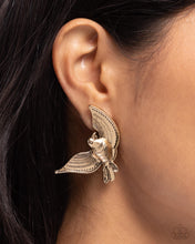 Load image into Gallery viewer, Bird of PLAY - Gold Post Earrings