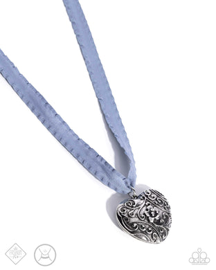 Rustic Ranking - Blue Necklace