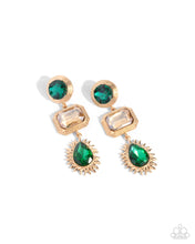 Load image into Gallery viewer, Entertaining the Thought - Green Earrings