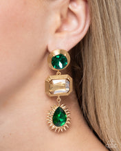 Load image into Gallery viewer, Entertaining the Thought - Green Earrings