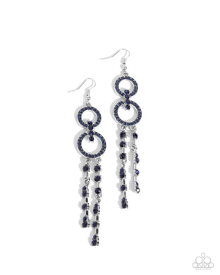 Chic Crowd - Blue Earrings