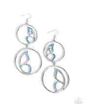 Load image into Gallery viewer, Admittedly Aerial - Blue Earrings