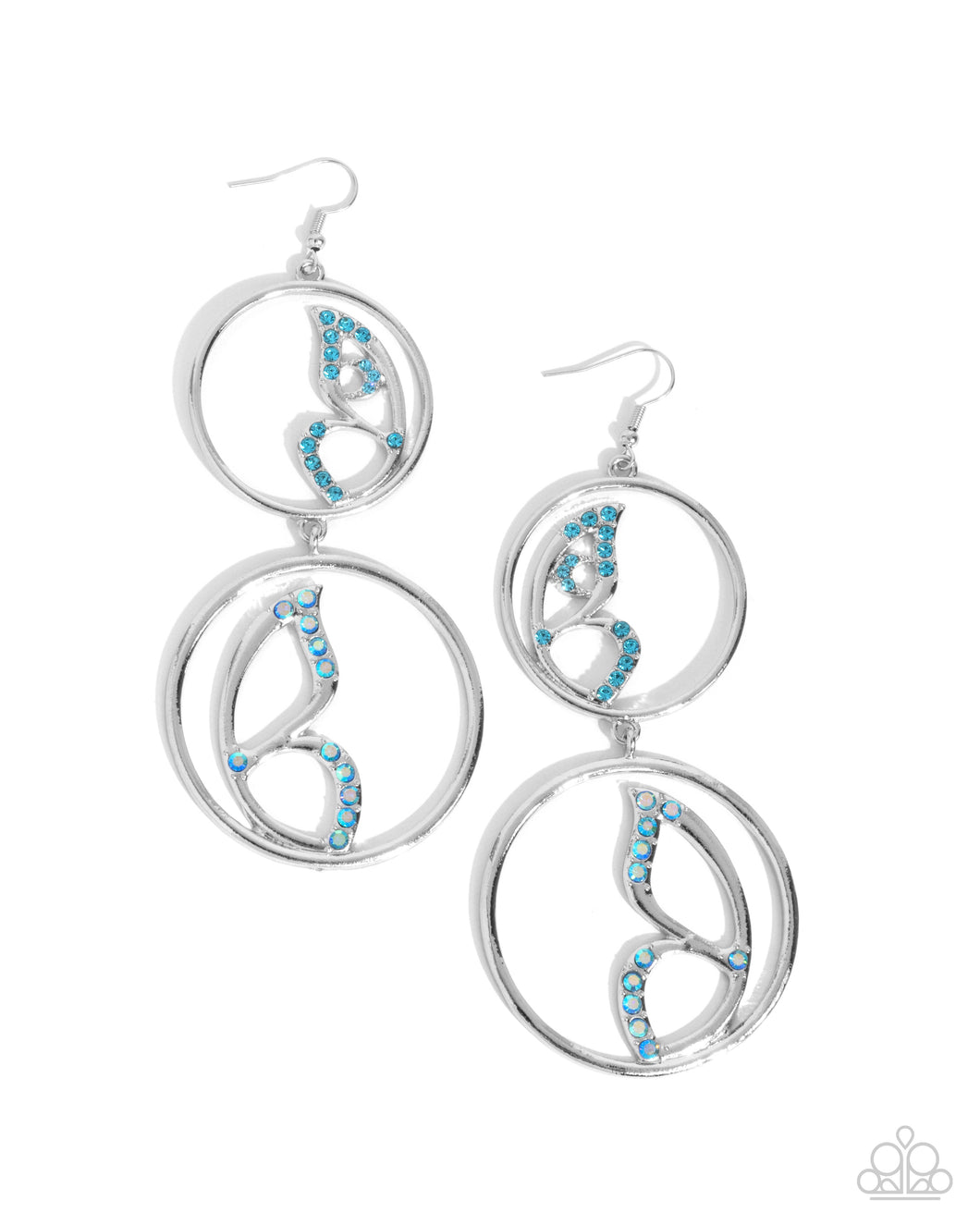 Admittedly Aerial - Blue Earrings