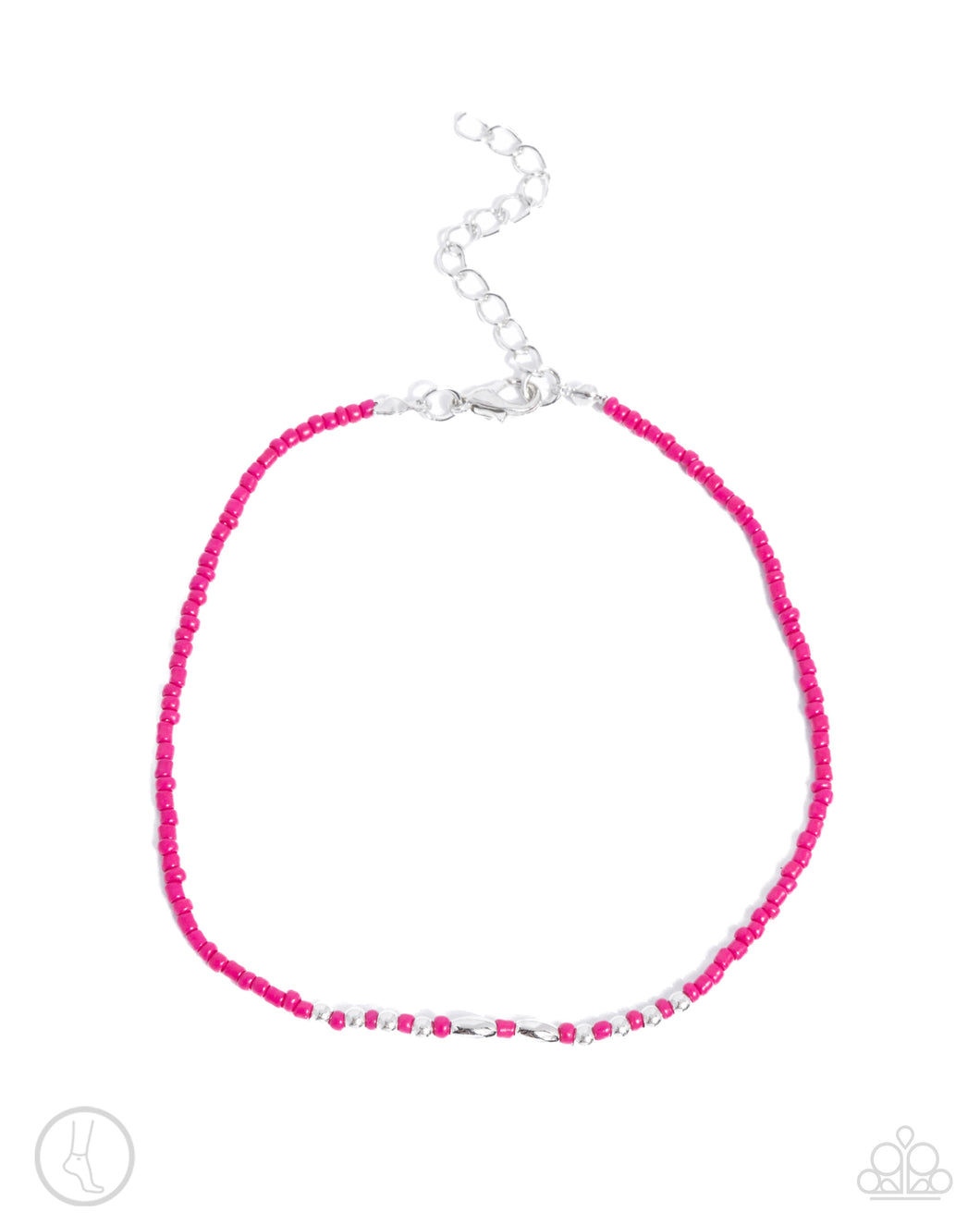 Basic Brightness - Pink Anklet