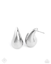 Load image into Gallery viewer, Raindrop Reveal - Silver Post Earrings