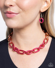 Load image into Gallery viewer, Nuanced Nightlife - Pink Necklace