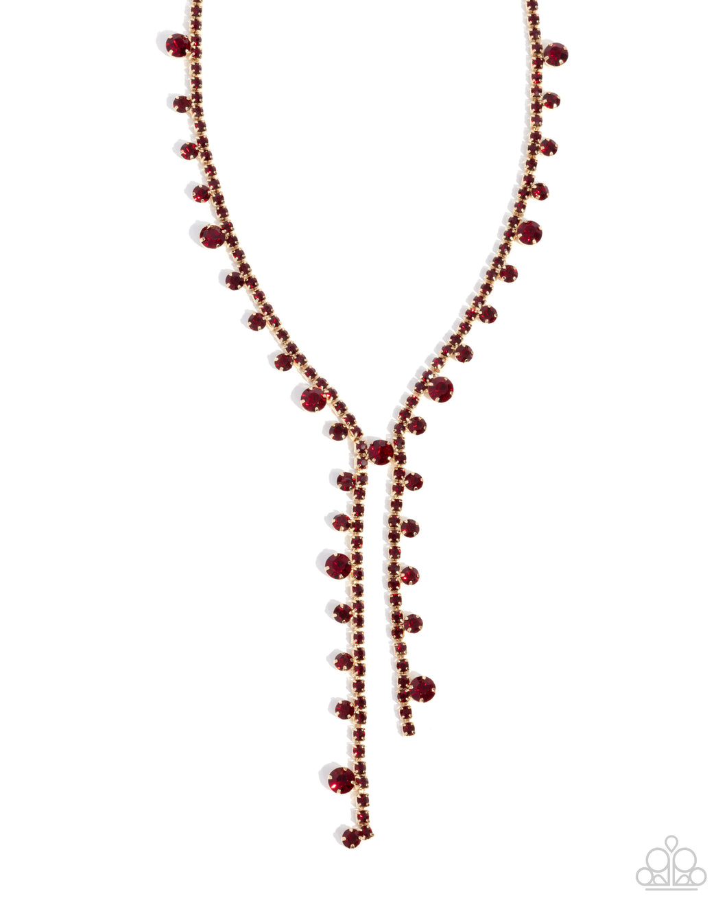 Glittery Getaway - Red Necklace