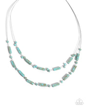 Load image into Gallery viewer, Earthy Extrovert - Blue Necklace