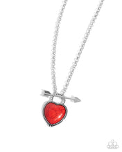 Load image into Gallery viewer, Artful Arrow - Red Necklace