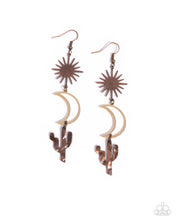 Load image into Gallery viewer, Wishfully Western - Copper Earrings