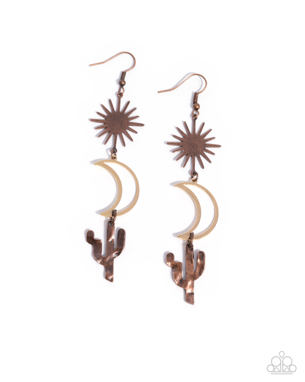 Wishfully Western - Copper Earrings