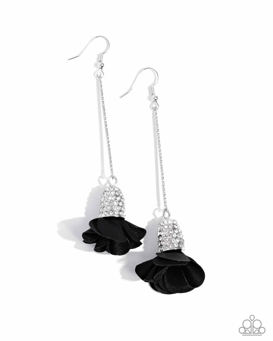 Drop Dead Dazzle - Black Earrings