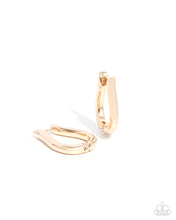 Load image into Gallery viewer, Generous Grace - Gold Hinge Hoop Earrings