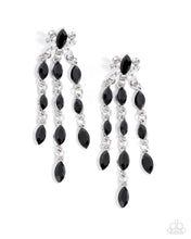 Load image into Gallery viewer, Lively Lure - Black Post Earrings