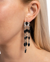 Load image into Gallery viewer, Lively Lure - Black Post Earrings