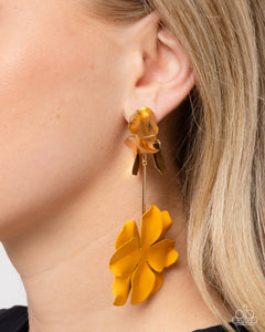 Malibu Moderato - Gold Post Earrings