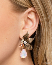 Load image into Gallery viewer, Showstopping Symphony - Orange Post Earrings